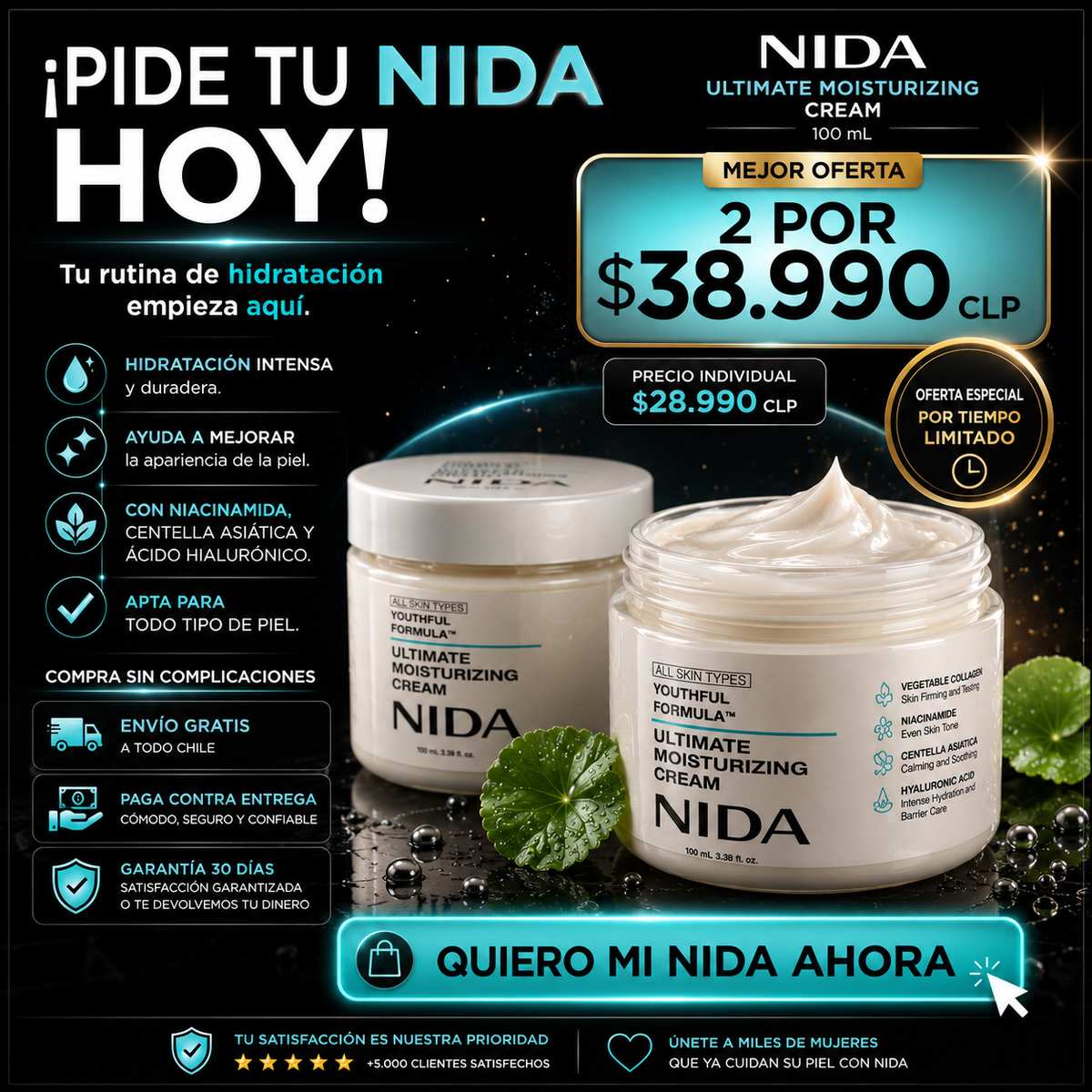 NIDA YOUTHFUL FORMULA TM - Ultimate Moisturizing Cream