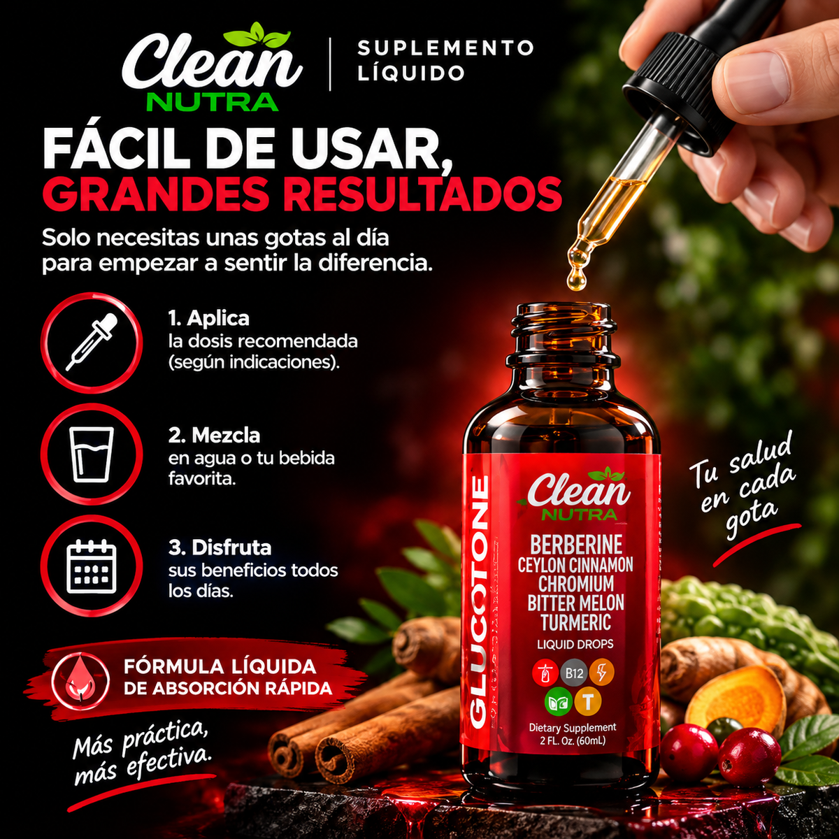 GLUCO TONE - Equilibra la glucosa en sangre