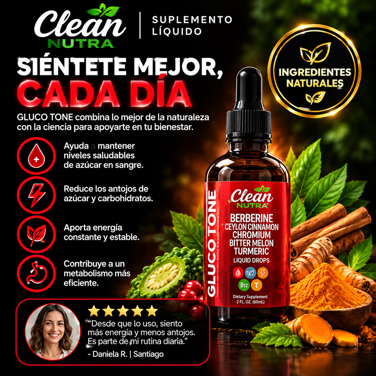 GLUCO TONE - Equilibra la glucosa en sangre