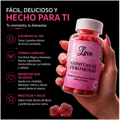 Pheromone Gummies - Love Gomitas de Feromonas