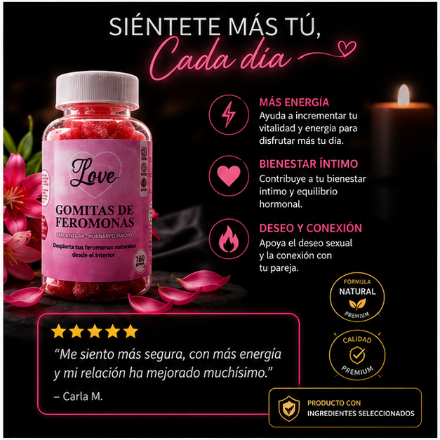 Pheromone Gummies - Love Gomitas de Feromonas