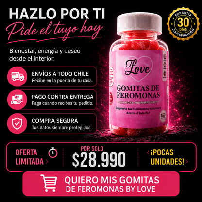 Pheromone Gummies - Love Gomitas de Feromonas